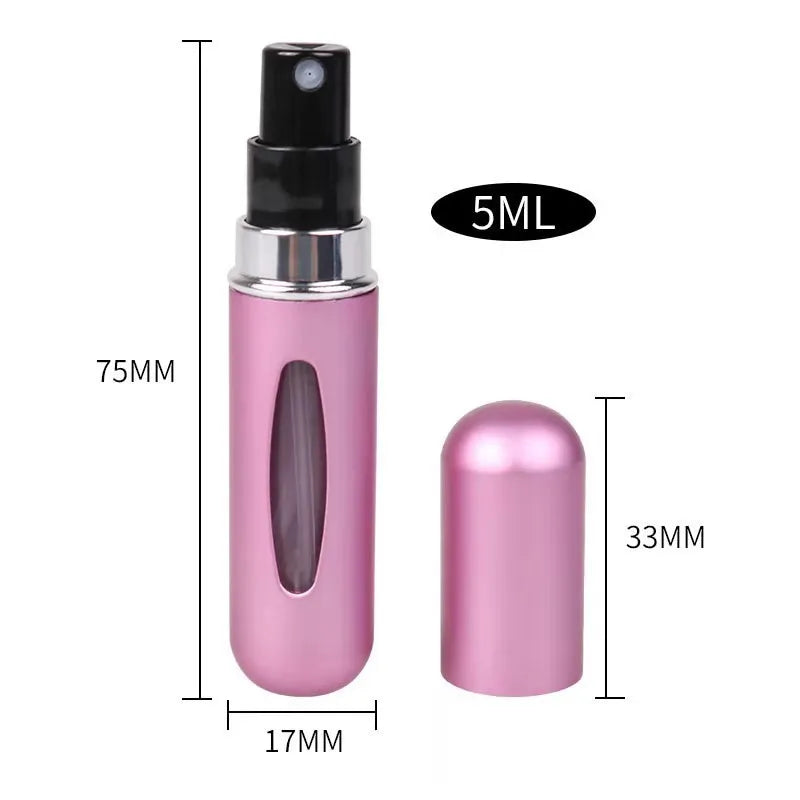 Introducing the 5ml Portable Perfume Atomizer—a handy mini spray bottle for your favorite fragrance.