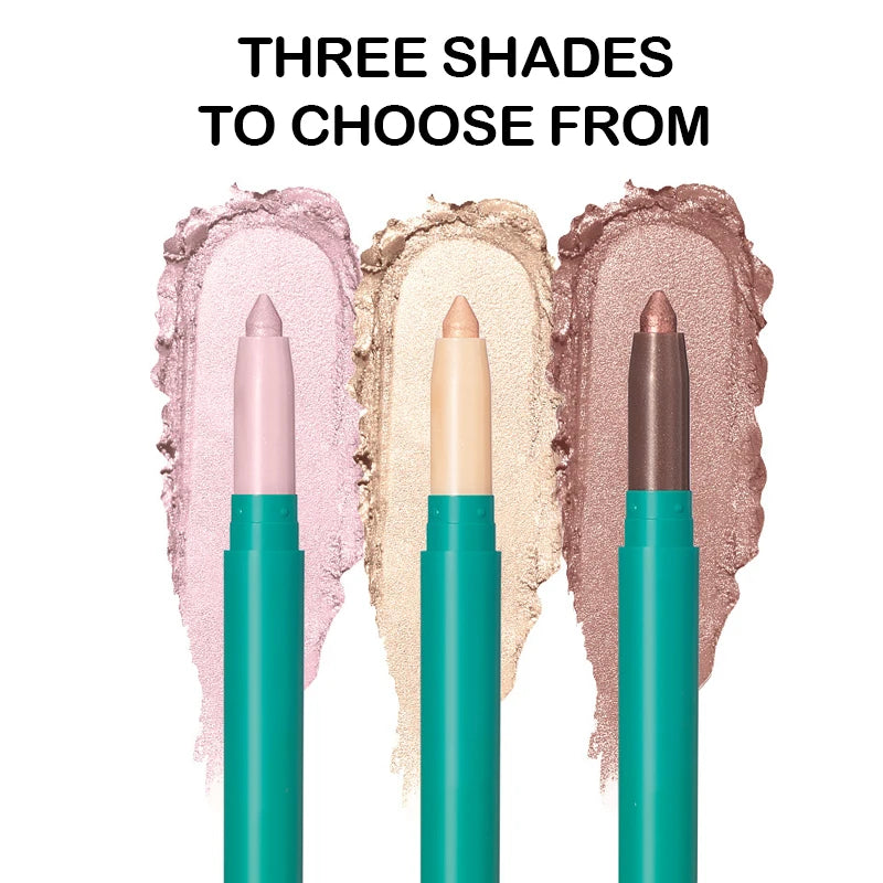 Thrive Cosmetics Highlighting Stick Eye Brightener offers eye shadow, liner, and highlighter in one. Available in shades Stella, Mieko, Muna, and Aurora for radiant eyes.