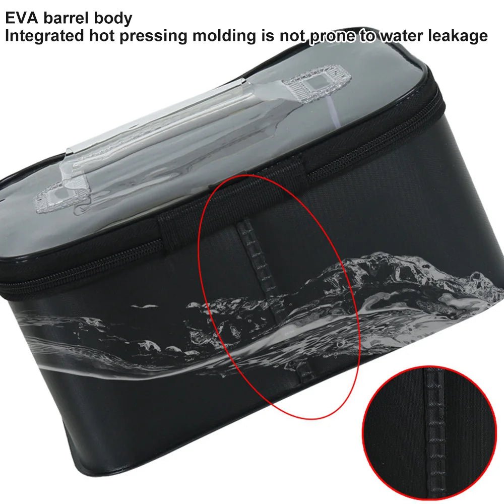 "Versatile EVA Fishing Bag Trio: Your Ultimate Tackle Organizer for Outdoor Adventures"