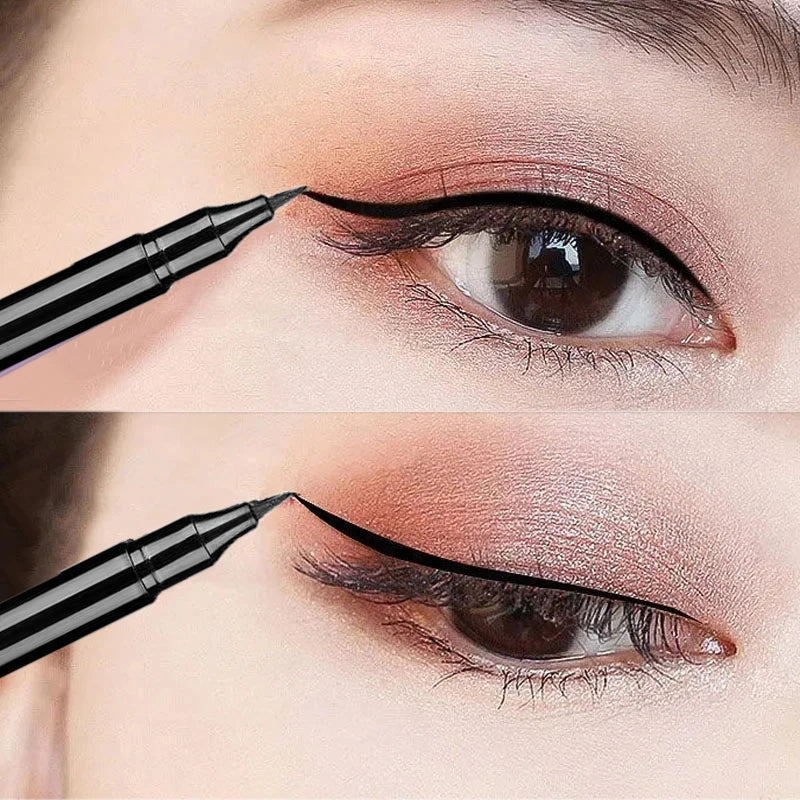 Introducing the Matte Eyeliner Pen—a waterproof, ultra-thin liquid liner for precise, long-lasting eye makeup.