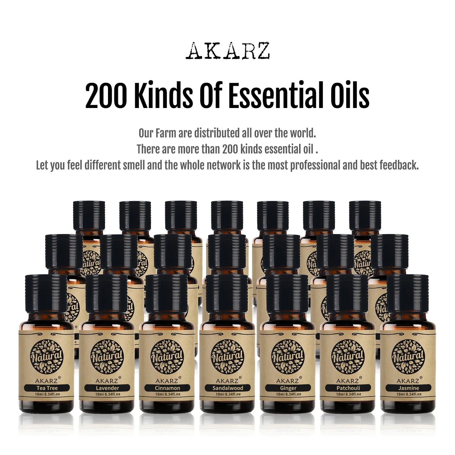 AKARZ Tea Tree Essential Oil Natural Pure Plant Extracts Organic Skin Body Massage Care Tea Tree Oil