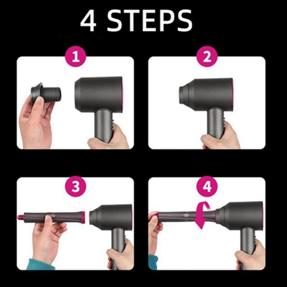 3in1 For Dyson Airwrap Supersonic Hair Dryer Curling Attachment Automatic Hair Curler Barrels And Adapters Styler Curling Tool