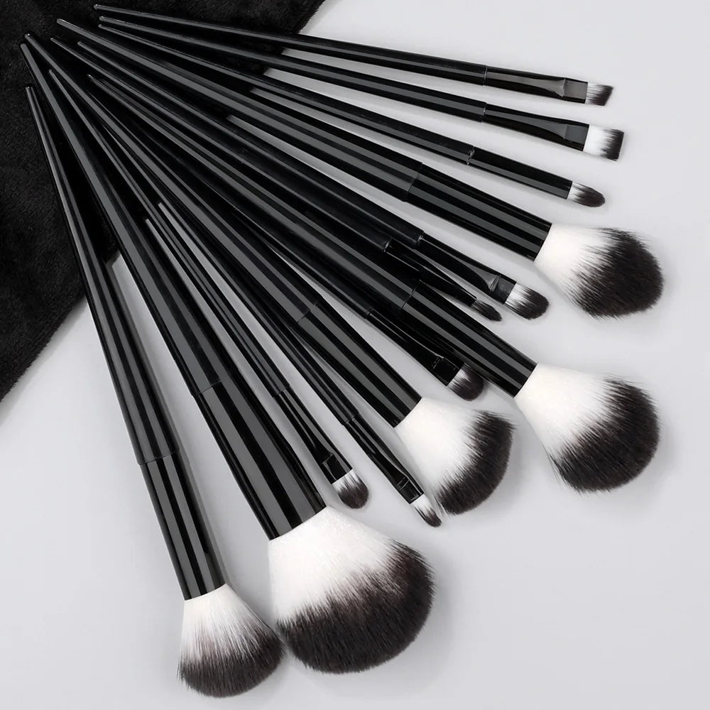 Elevate your makeup routine with our versatile 8-20Pcs Makeup Brushes Set. From eyeshadow to foundation, these soft and fluffy brushes ensure flawless application every time.