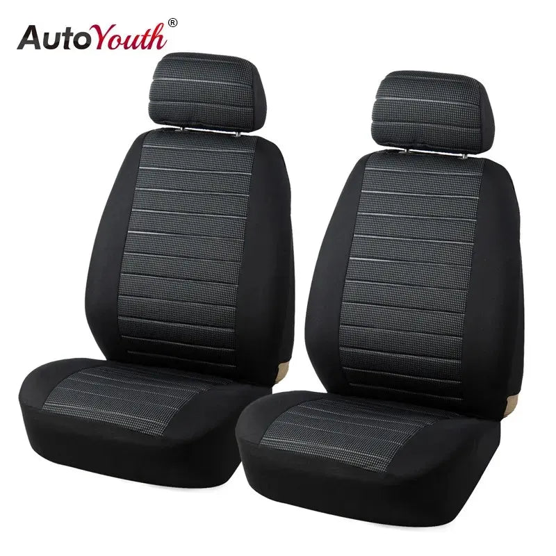 AUTOYOUTH Front Car Seat Covers Airbag Compatible Universal Fit Most Car SUV Car Accessories Car Seat Cover  3 color